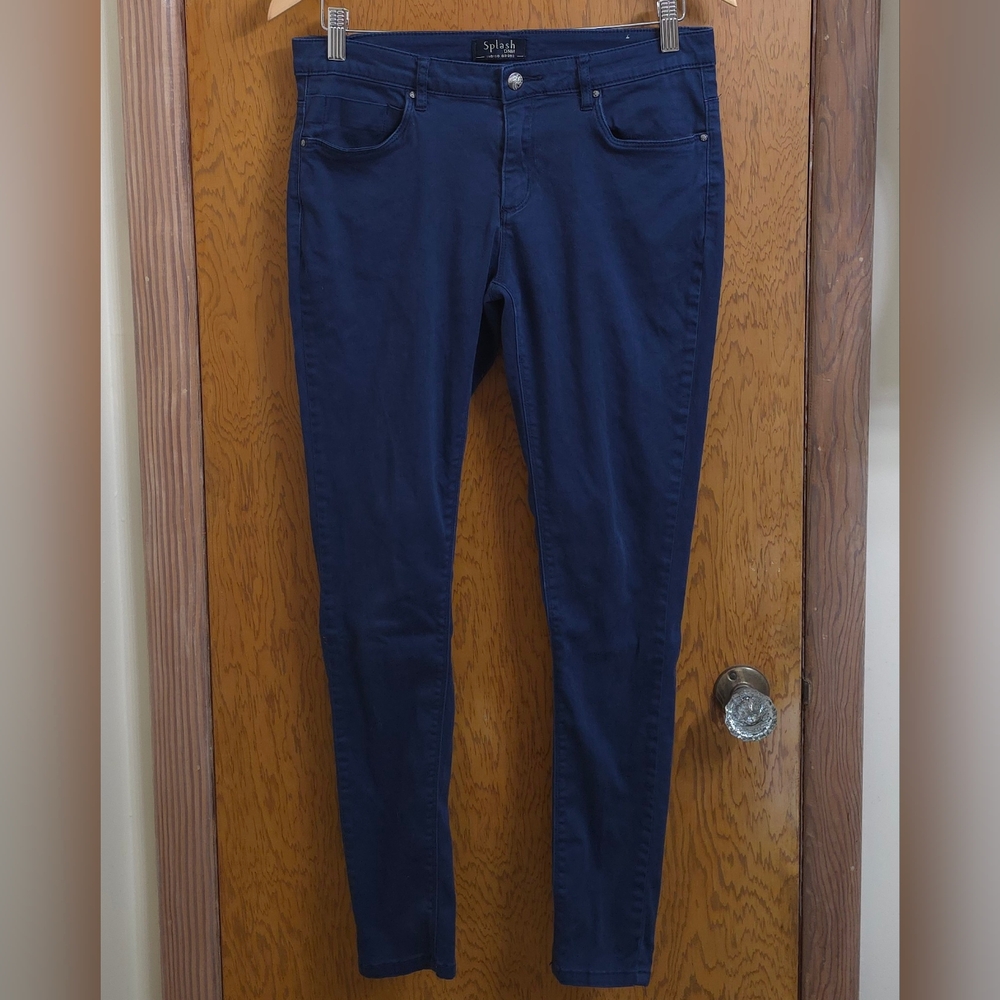 Splash Blue Skinny Jeans Modern Fit